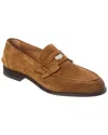 Christian Louboutin Penny Leather Penny Loafers In Brown