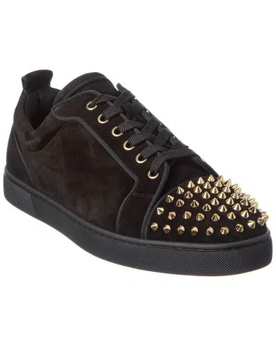 Christian Louboutin Suede Sneaker In Brown