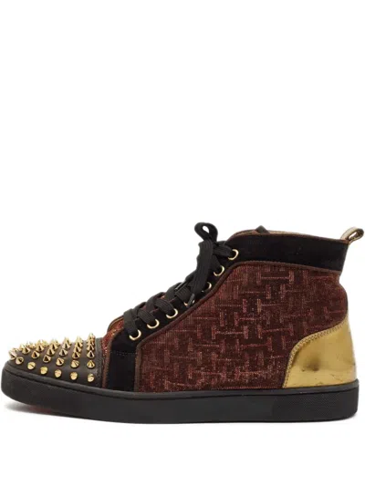 Pre-owned Christian Louboutin Suede Sneakers