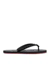 CHRISTIAN LOUBOUTIN SUPER LOUBI FLIP DONNA FLAT RUBB BLACK