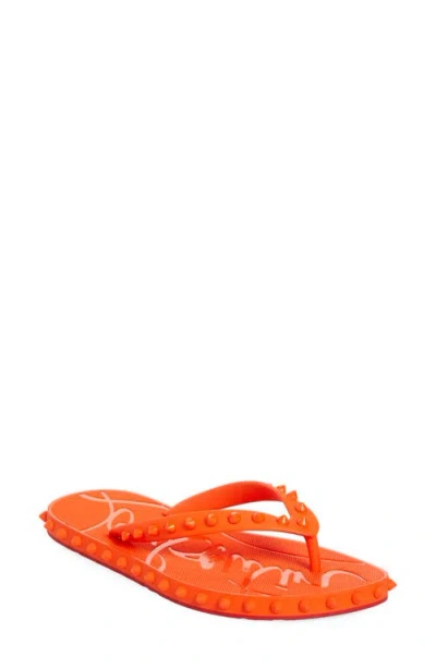 CHRISTIAN LOUBOUTIN CHRISTIAN LOUBOUTIN SUPER LOUBI FLIP FLOP
