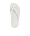 Christian Louboutin Super Loubi Flip Flops In White