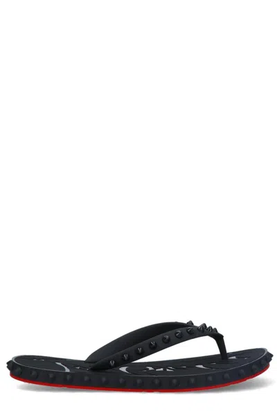 CHRISTIAN LOUBOUTIN SUPER LOUBI FLIP SANDALS