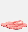 Christian Louboutin Super Loubi Flip Spiked Thong Sandals In Pink