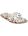 Christian Louboutin Animal Print Spike Stud Flip-flops