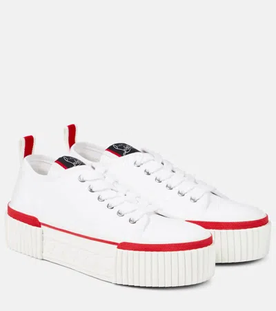 CHRISTIAN LOUBOUTIN SUPER PEDRO CL PLATFORM SNEAKERS