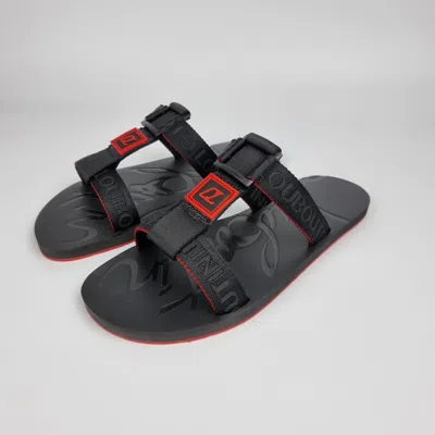 Pre-owned Christian Louboutin Surf Black Sandals