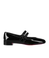 Christian Louboutin Flats In Black