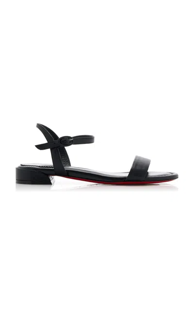 CHRISTIAN LOUBOUTIN SWEET JANE LEATHER SANDALS