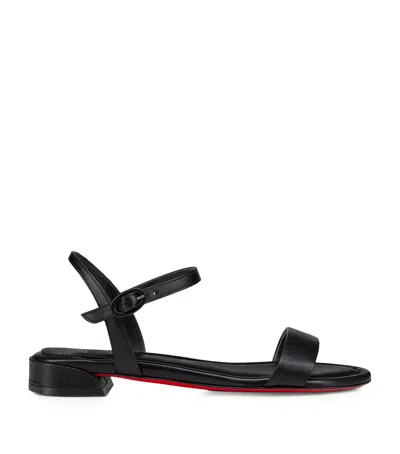 CHRISTIAN LOUBOUTIN SWEET JANE LEATHER SANDALS