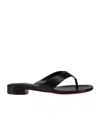 Christian Louboutin Sweet Janetonga Leather Thong Sandals