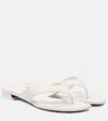 Christian Louboutin Sweet Janetonga Leather Thong Sandals