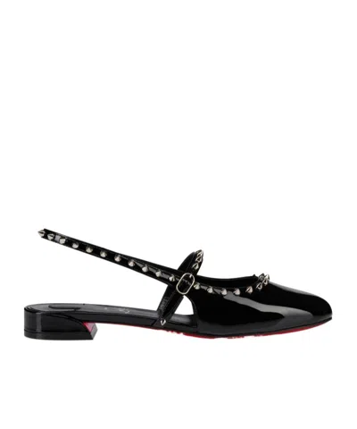 CHRISTIAN LOUBOUTIN CHRISTIAN LOUBOUTIN SWEET JANISPIKES SLINGBACK BALLERINAS