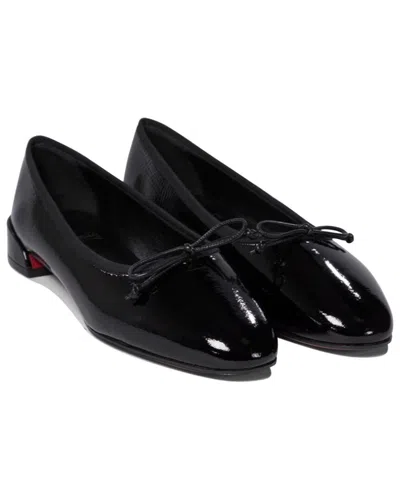 Christian Louboutin Sweetie Jane Patent Ballerina Flat In Black