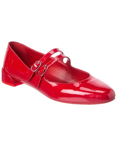 Christian Louboutin Sweetie Jane Patent Ballerina Flat In Red