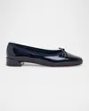 Shop Christian Louboutin Sweetie Jane Patent Red Sole Ballerina Flats
