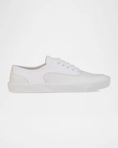 Christian Louboutin Tactical Skate Cotton-leather Low Top Sneakers In White