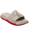 Christian Louboutin Take It Easy Slides In Grey