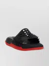 Christian Louboutin Louboutin Men Take It Easy Flat Rubber In Black