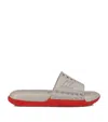 Christian Louboutin Take It Easy Slides In Grey