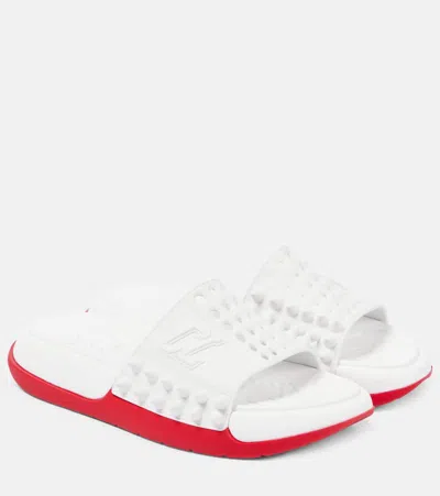 Christian Louboutin Pantoletten Take It Easy In White