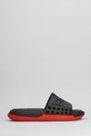 Christian Louboutin Louboutin Men Take It Easy Flat Rubber In Black