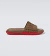 Christian Louboutin Louboutin Men Mule Take It Easy Flat Rubber In Brown