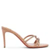 Christian Louboutin Tatoosh 85 Beige Spikes Sandals