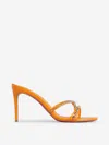 Christian Louboutin Open-toed High-heeled Sandals In Orange