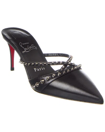 Christian Louboutin Tatoosh Spikes 70 Leather Mule In Black