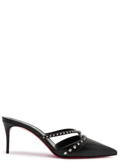 Christian Louboutin Tatoosh Spikes 70 Leather Mules In Black
