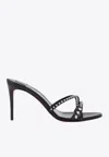 Christian Louboutin Tatoosh Spikes 85mm Studded Leather Mules In Black