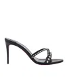 Christian Louboutin Tatoosh Spikes 85mm Studded Leather Mules In Black
