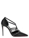 Christian Louboutin Women Tatooshka Spikes 100 Pumps In Black