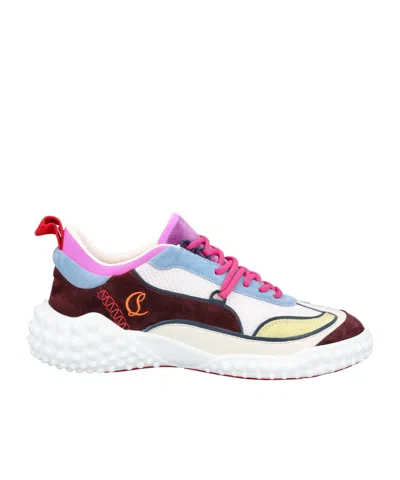 Christian Louboutin Lace-up Sneakers In Multi