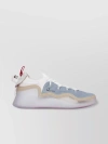 CHRISTIAN LOUBOUTIN TEXTURED SOLE SNEAKERS WITH COLOR-BLOCK DESIGN