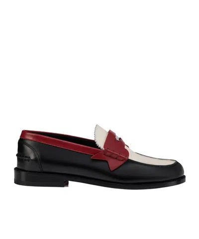 Christian Louboutin The Plato Loafer Donna Flat Calf Appalou In Black