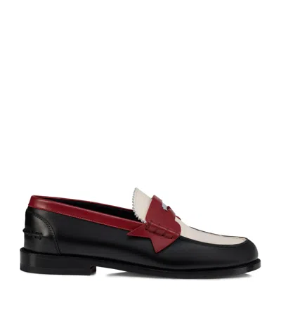 Christian Louboutin The Plato Loafer Donna Leather Loafers In Black