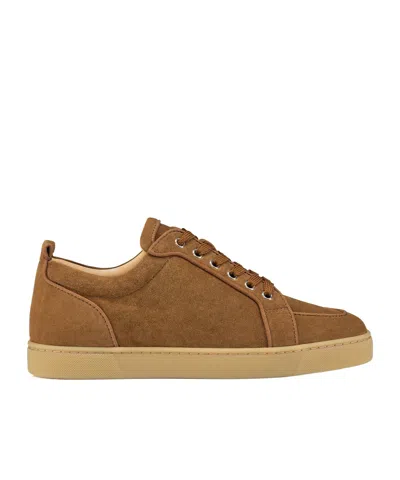 Christian Louboutin Tie Low Upper Board Shoes In Brown