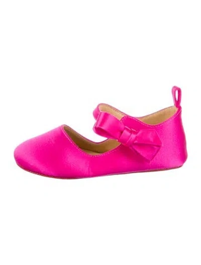 Pre-owned Christian Louboutin Babies' Toddler Girls' Ballet Flats In Pink