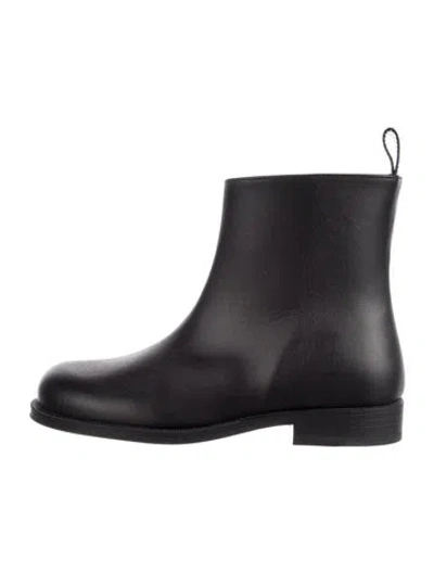 Pre-owned Christian Louboutin Babies' Toddler Girls' Leather Chealsea Boot W/tags In Black
