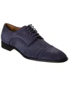 Christian Louboutin Top 5 Leather Oxford In Blue