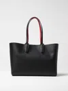 Christian Louboutin Cabata East West Tote Leather Small In Black