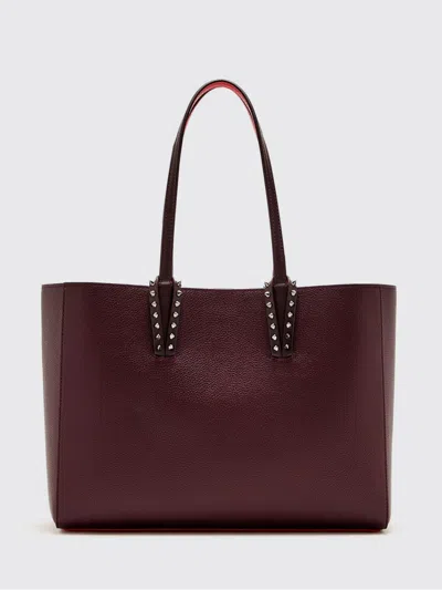 Christian Louboutin Tote Bags Woman Burgundy In Red
