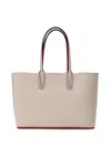 Christian Louboutin Tote Large Leather Cabin Bag Pink Cypria  In Pink