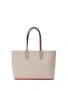 Christian Louboutin Tote Medium Bag Cabata Leather Pink Cypria  In Pink