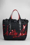 Christian Louboutin X Ross De Palma Frangibus Medium Shopping Bag In Black