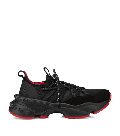 Christian Louboutin Trailnrun Low-top Sneakers In Black