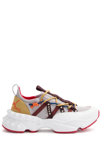 Christian Louboutin Trailnrun Panelled Knitted Trainers