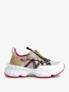 Christian Louboutin Trailnrun Sneakers With Spikes In Gray